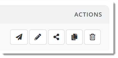 The Action Icons in the right column of the SmartForms V2 list page